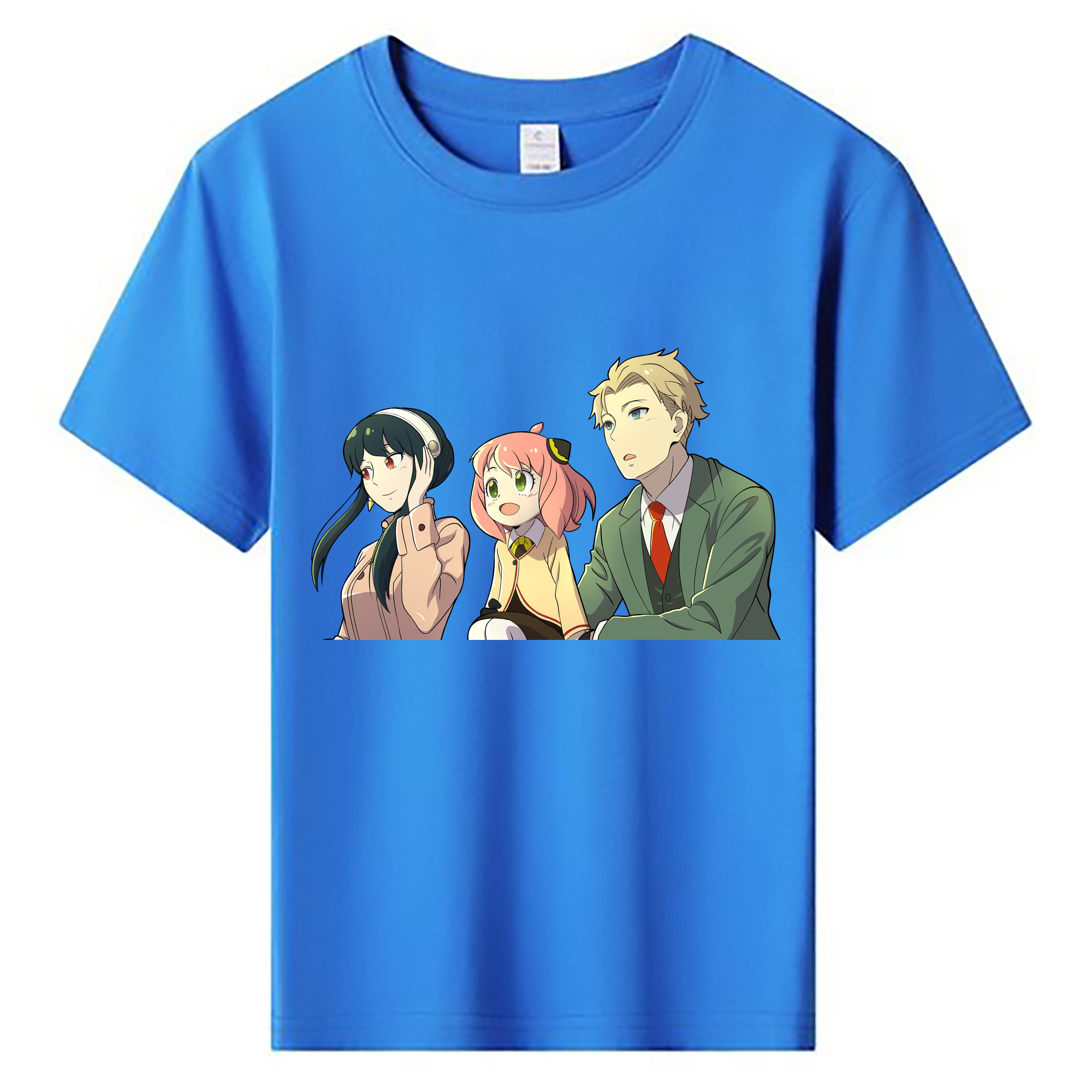 （画像用） SPY×FAMILY间谍家家酒 綿100％キッズTシャツ（フロントプリント）